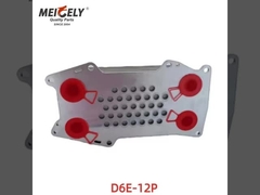 Repuestos de excavadora de alta calidad Refrigerador de aceite de motor D6E-12P 04254427 para el núcleo de cubierta Assy