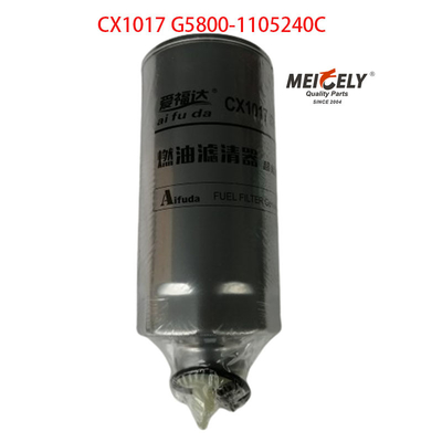El filtro de combustible del motor CX1017 G5800-1105240C para el filtro VOL-VO