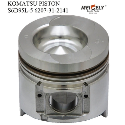 6207-31-2141 Komatsu Motor Diesel Parte de repuesto del pistón S6D95L-5