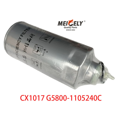 El filtro de combustible del motor CX1017 G5800-1105240C para el filtro VOL-VO