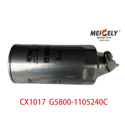 El filtro de combustible del motor CX1017 G5800-1105240C para el filtro VOL-VO