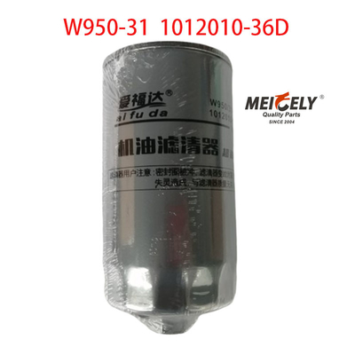Las partes del motor del camión W950/31 Filtro de aceite por Faw Jiefang J5 J6