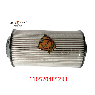 Stock 1105204E5233 Elemento de filtro de combustible para el JAC Jianghuai Junling