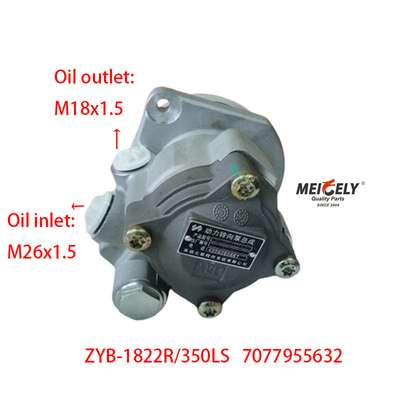 Sinotruk Howo Motor Parts 7077955632 Servo Dirección de la bomba
