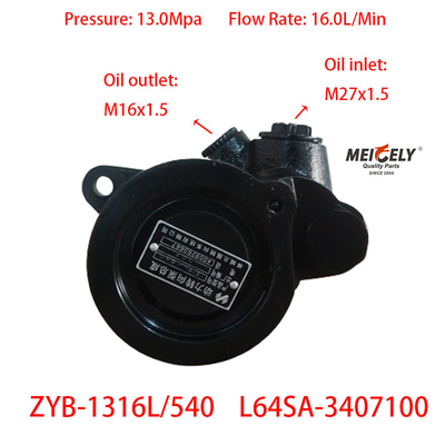 Bomba de dirección de accionamiento ZYB-1316L/540 para el motor Chaochai 6102