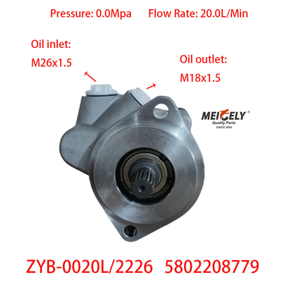 Pampas de dirección de motores de Weichai 5802208779 para SAIC Hongyan