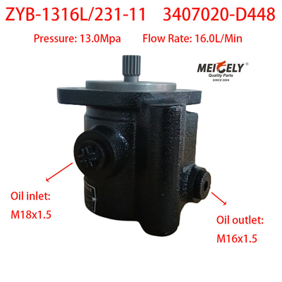Partes del motor ZYB-1316L/231-11 Bomba de dirección asistida Weichai Deutz