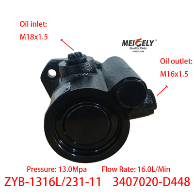 Partes del motor ZYB-1316L/231-11 Bomba de dirección asistida Weichai Deutz