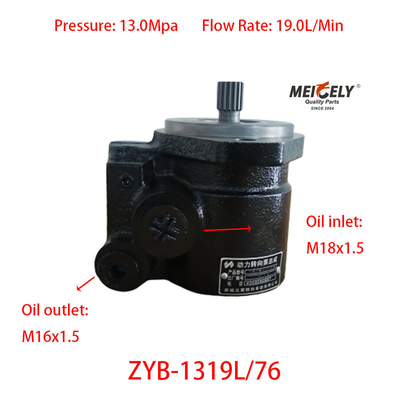 Bomba de refuerzo de dirección ZYB-1319L/76 para Jiefang Dual Axle King