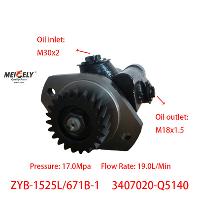 La bomba de dirección ZYB-1525L/671B-1 Xichai FAW Qingdao 3407020-Q5140