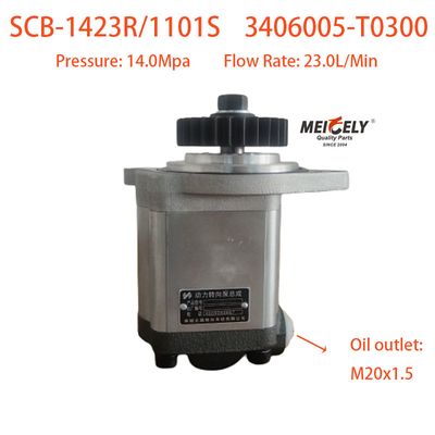 Bomba de engranajes SCB-1423R/1101S Bomba de dirección asistida para Dongfeng Renault