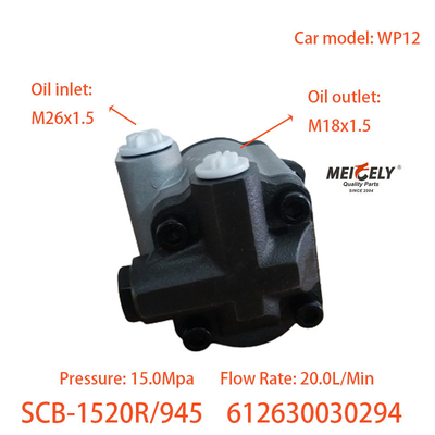 Pampas de dirección de potencia de Weichai 612630030294 para el motor de Weichai WP12