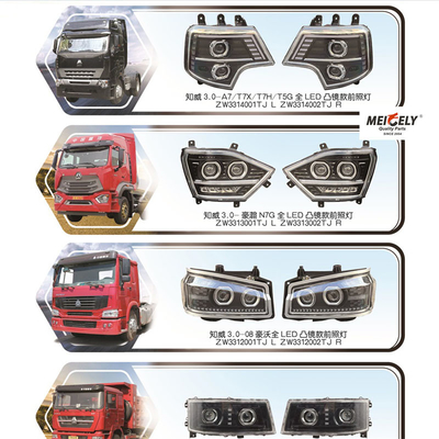 WG9525720025 Sinotruk Haohan N7G faro LED para HOWO