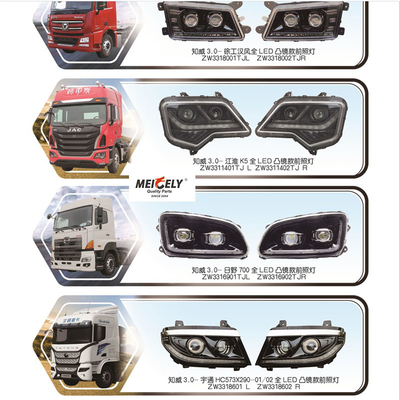 Nuevo tipo de faro LED completo para camiones pesados JAC K5 Hino 700 Yutong