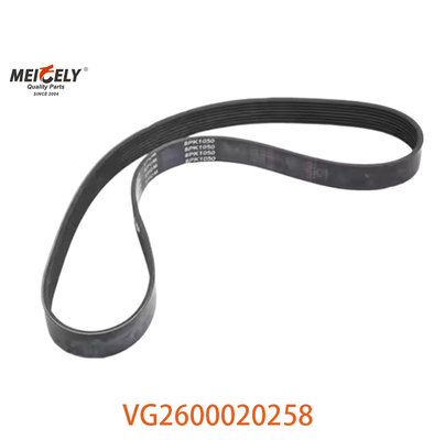 Venta caliente VG2600020258 Cinturón alternador de motor de piezas de repuesto para HOWO