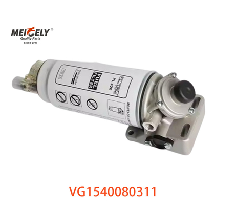Filtro de combustible VG1540080311 84303715 Separador de agua y combustible para camiones con motor diésel Número de modelo de vehículo