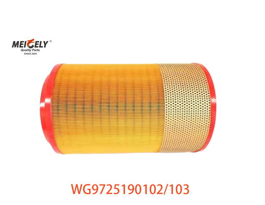 El sistema de filtro de aire WG9725190102 para SINOTRUK HOWO WG9725190103
