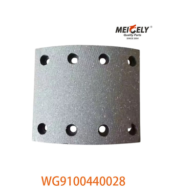 OEM WG9100440028 Revestimiento de freno WG9231342069 para camión de descarga de Howo