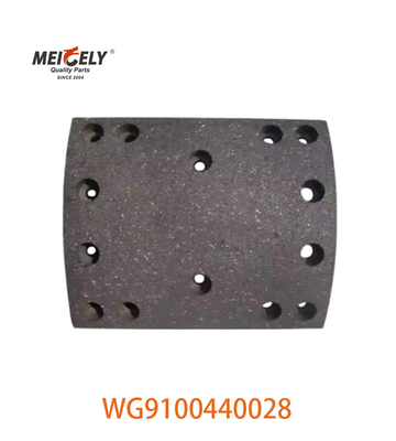 OEM WG9100440028 Revestimiento de freno WG9231342069 para camión de descarga de Howo