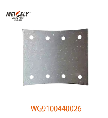 Revestimiento de freno WG9100440026 para camión pesado SINOTRUK HOWO WG9100440028