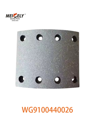 Revestimiento de freno WG9100440026 para camión pesado SINOTRUK HOWO WG9100440028