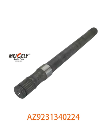 SINOTRUK HOWO TRUCK Componente de acero derecho de medio eje AZ9231340224