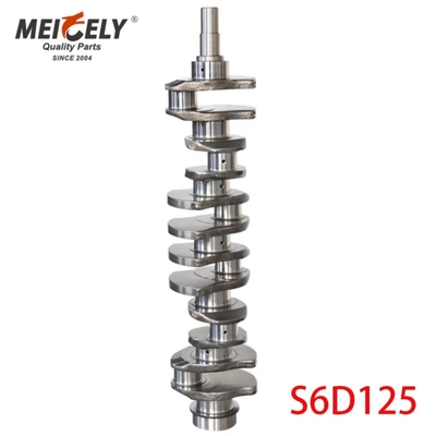 S4D102 S6D102 S6D107 S6D125 Crankshaft de acero fundido forjado para excavadora