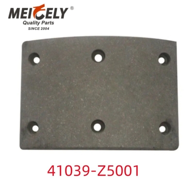 41039-Z5001 Revestimiento de frenos 44066-Z5063 Tipo estándar para camiones Dongfeng