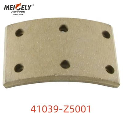 41039-Z5001 Revestimiento de frenos 44066-Z5063 Tipo estándar para camiones Dongfeng