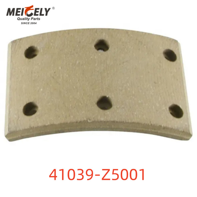 44066-Z5001 Revestimiento de freno 41039-Z5001 Tipo estándar para camiones Dongfeng
