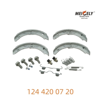 124 420 07 20 OEM Conjunto de zapatos para frenos de estacionamiento para Mercedes-Benz