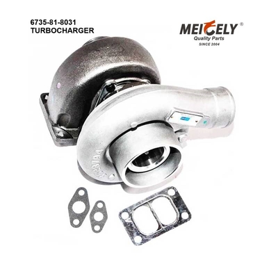 Turbocompresor de excavadora 6735-81-8031 / 6735-81-8500/6735-81-8401 para el motor PC220-6 HX35 6D102