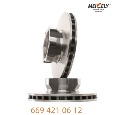Acero forjado 669 421 06 12 Disco de freno de resistencia inigualable para Mercedes-Benz