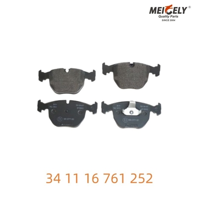 Pruebado en carrera 34 11 16 761 252 Conjunto de pastillas de freno Confiabilidad probada para BMW