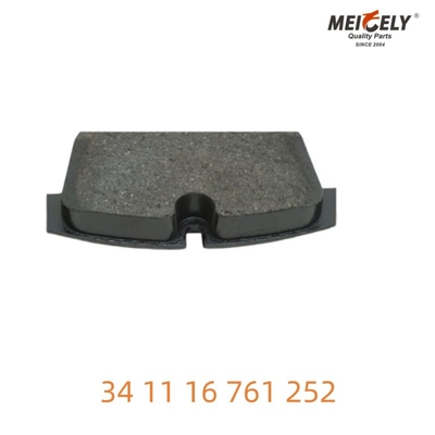 Pruebado en carrera 34 11 16 761 252 Conjunto de pastillas de freno Confiabilidad probada para BMW