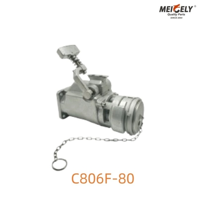 C806F-80 válvula de descarga de grifo de tipo industrial de uso pesado para camiones cisterna
