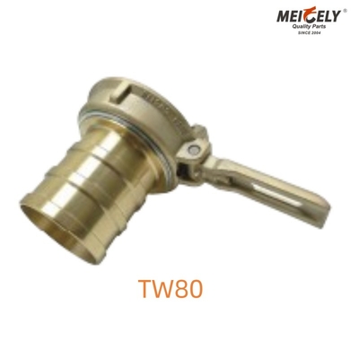 Válvula de descarga de bolas TW80 a prueba de fugas de alto rendimiento para camiones cisterna