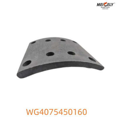 WG4075450160 Howo pastillas de freno Material de fricción confiable para una potencia de frenado óptima