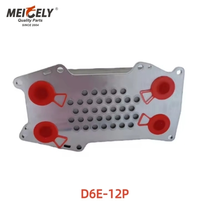 Repuestos de excavadora de alta calidad Refrigerador de aceite de motor D6E-12P 04254427 para el núcleo de cubierta Assy