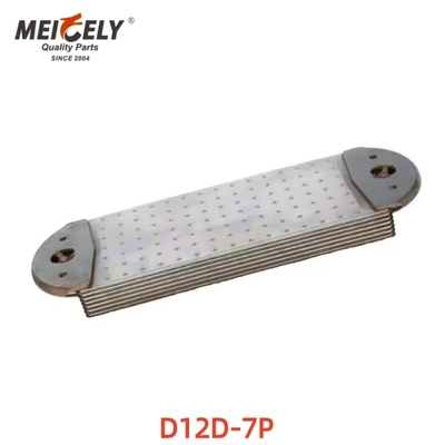 Refrigerador de aceite de motor de excavadora de alta calidad D12D-7P 20700516 20712461 20745961 1675774