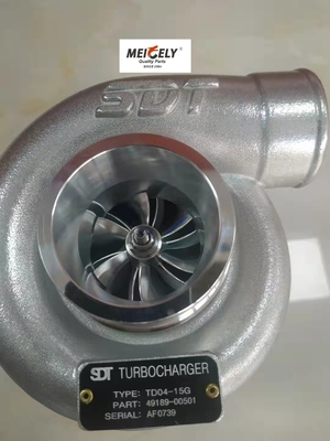 Turbocompresor 49189 del motor diesel del metal 00501 AF0739 TD04-15G