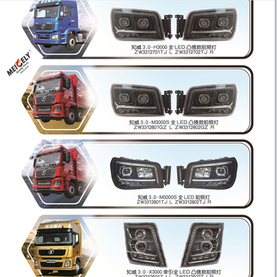 Ensamblaje de faros LED para camiones pesados Shaanqi H3000 M3000S X3000