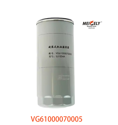 Filtro de aceite de motor Weichai VG61000070005 para Sinotruk Howo JX0818A