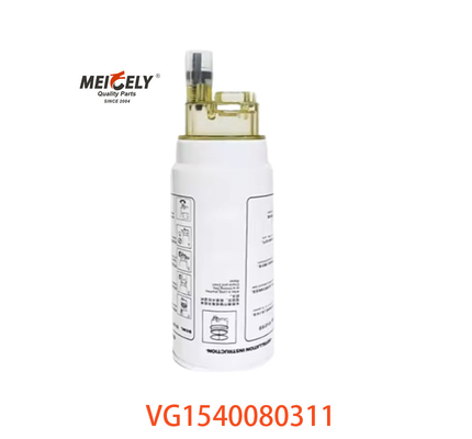 Filtro de combustible VG1540080311 84303715 Separador de agua y combustible para camiones con motor diésel Número de modelo de vehículo