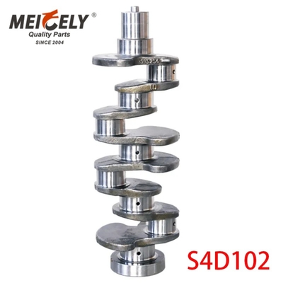 S4D102 S6D102 S6D107 S6D125 Crankshaft de acero fundido forjado para excavadora
