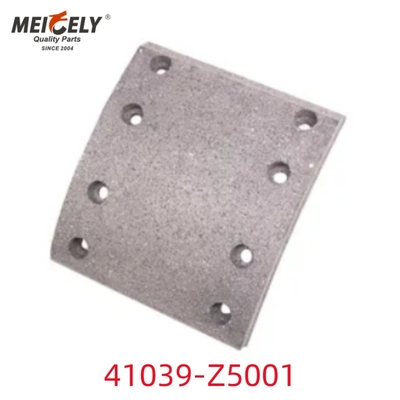 41039-Z5001 Revestimiento de frenos 44066-Z5063 Tipo estándar para camiones Dongfeng
