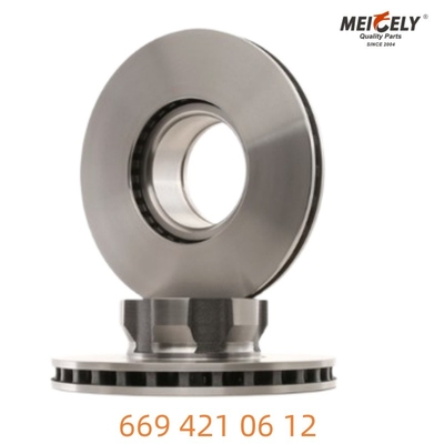 Acero forjado 669 421 06 12 Disco de freno de resistencia inigualable para Mercedes-Benz